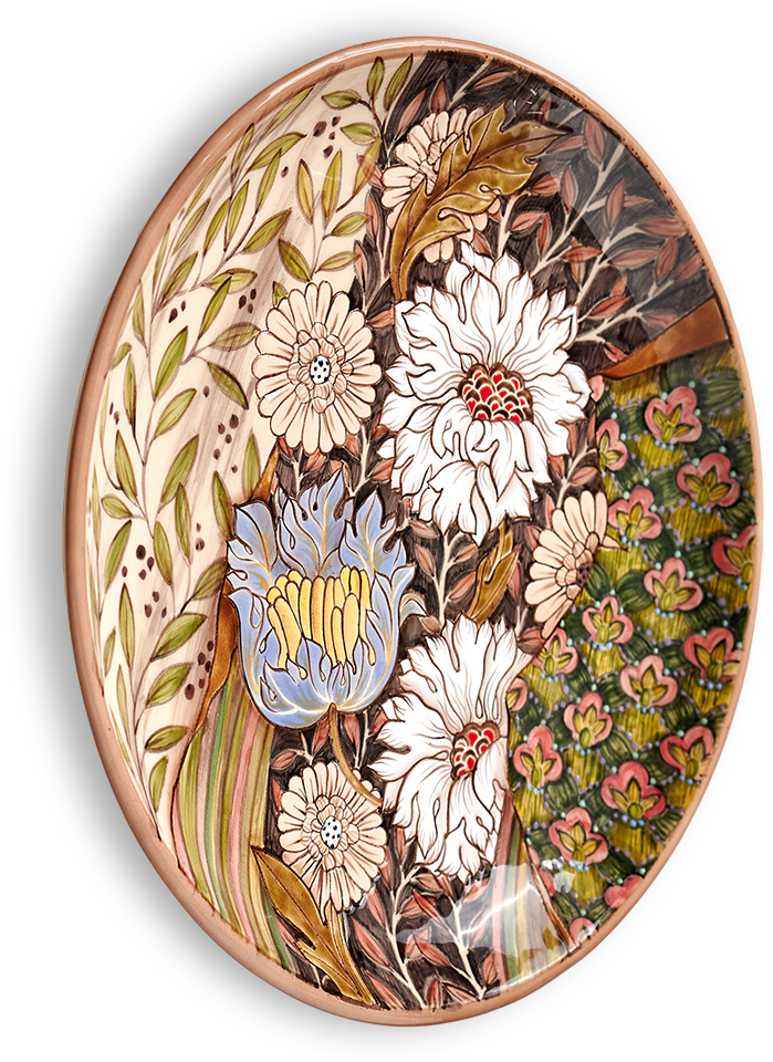 Тарелка Лоскутная