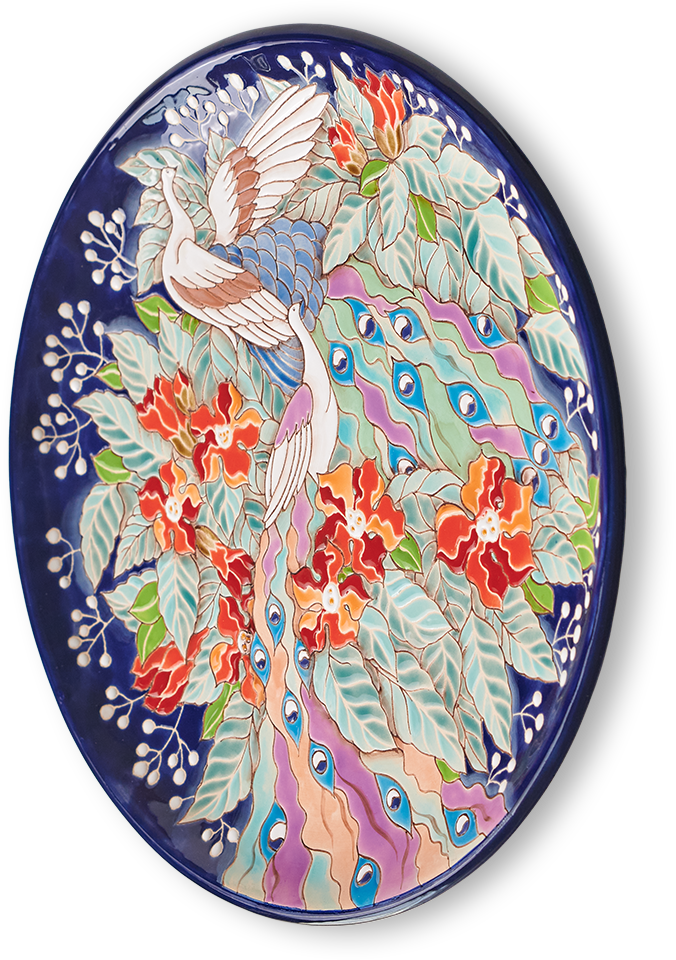 Тарелка Роскошные птицы