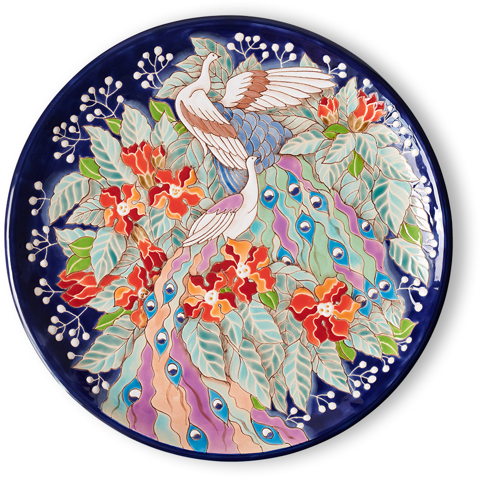 Тарелка Роскошные птицы