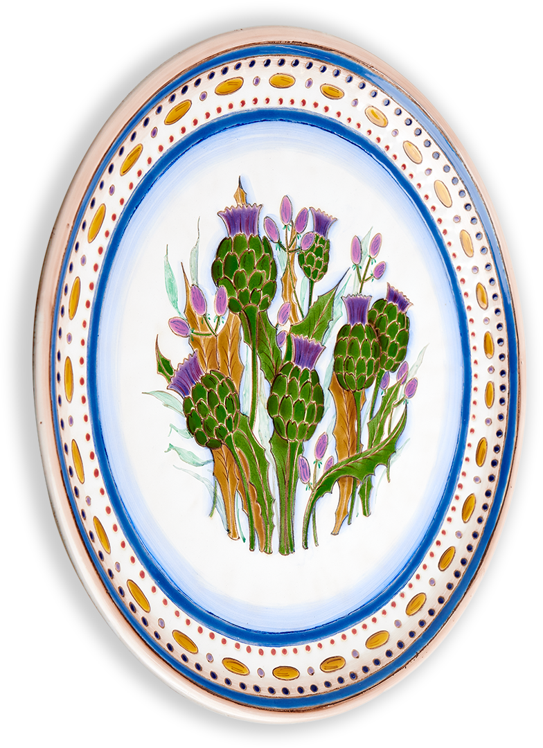 Тарелка Чертополох