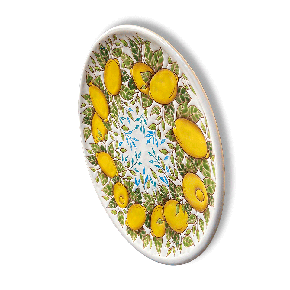 Тарелка Лимоны 5