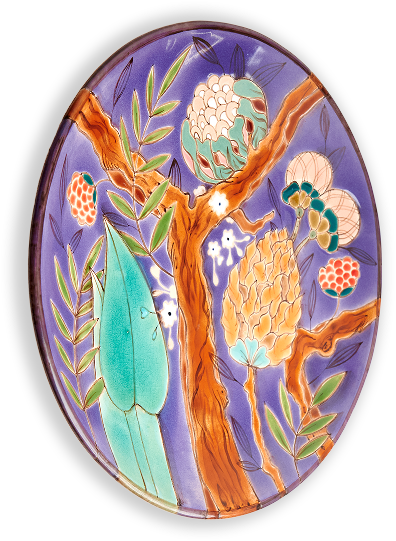 Тарелка Тропики