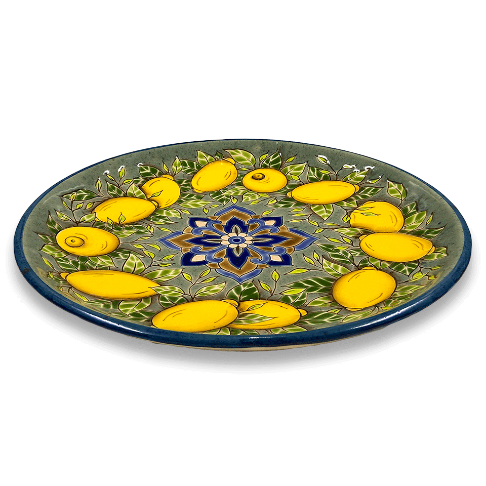 Тарелка Лимоны 10