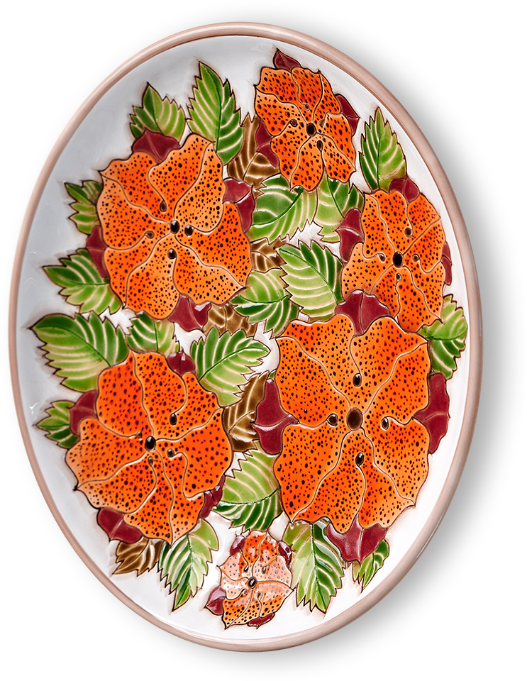 Тарелка Тропики раффлезия