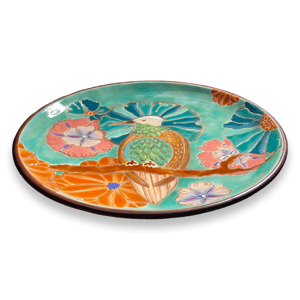 Тарелка Птица на ветке