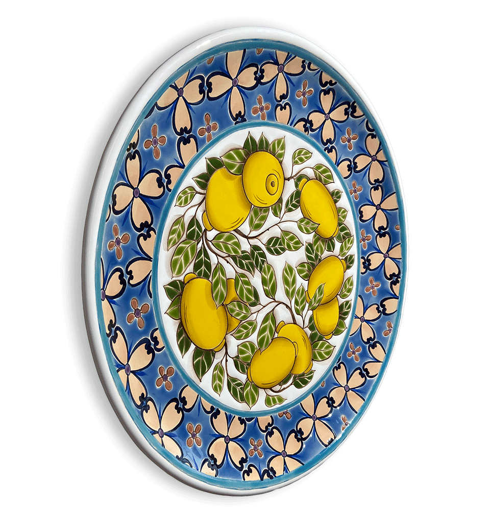 Тарелка Лимоны 2