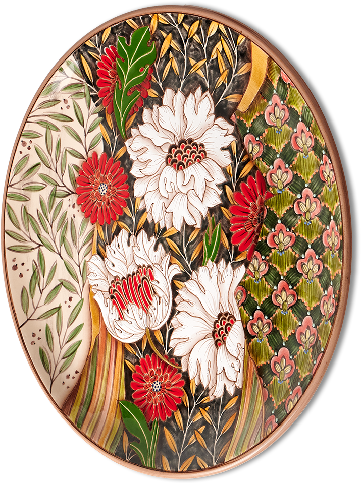 Тарелка Лоскутная