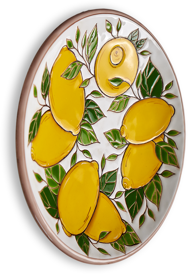 Тарелка Лимоны 5