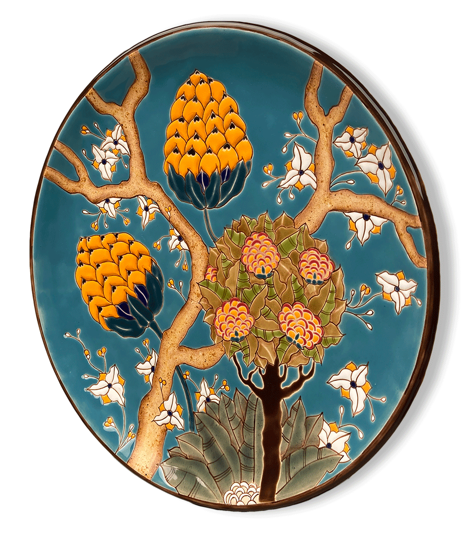 Тарелка Тропики артишок