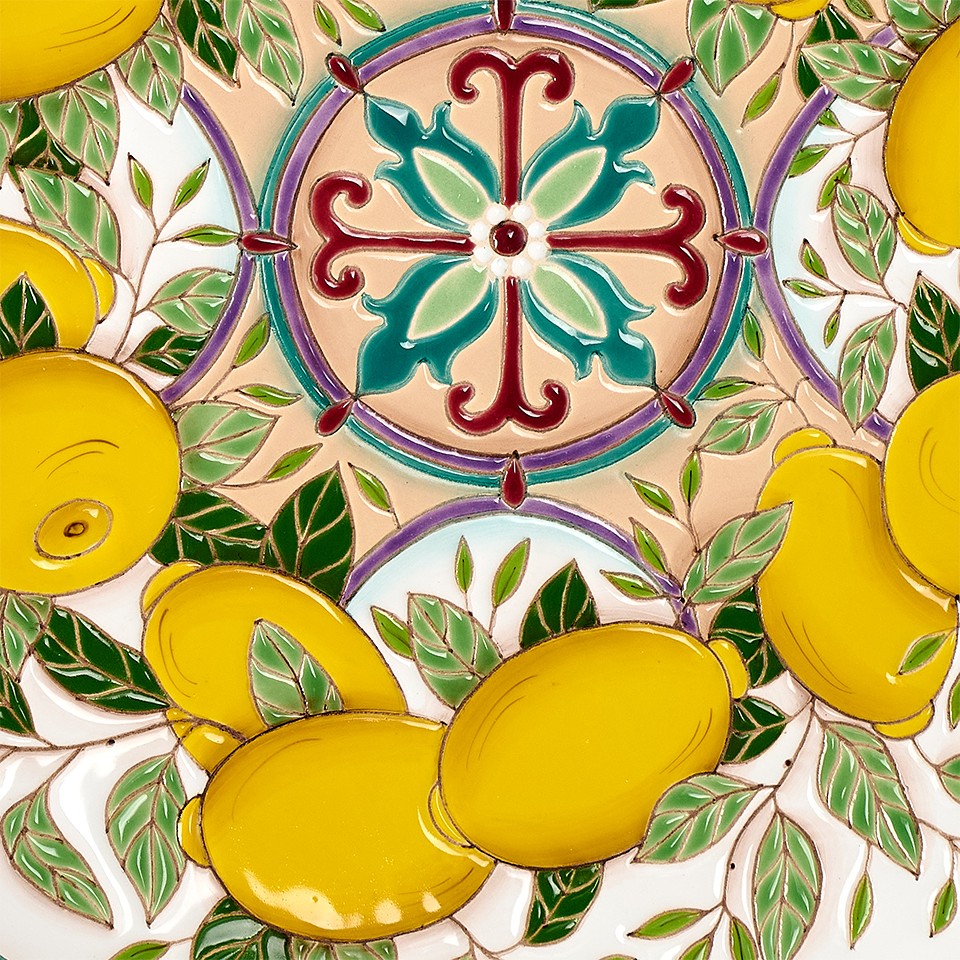 Тарелка Лимоны 3