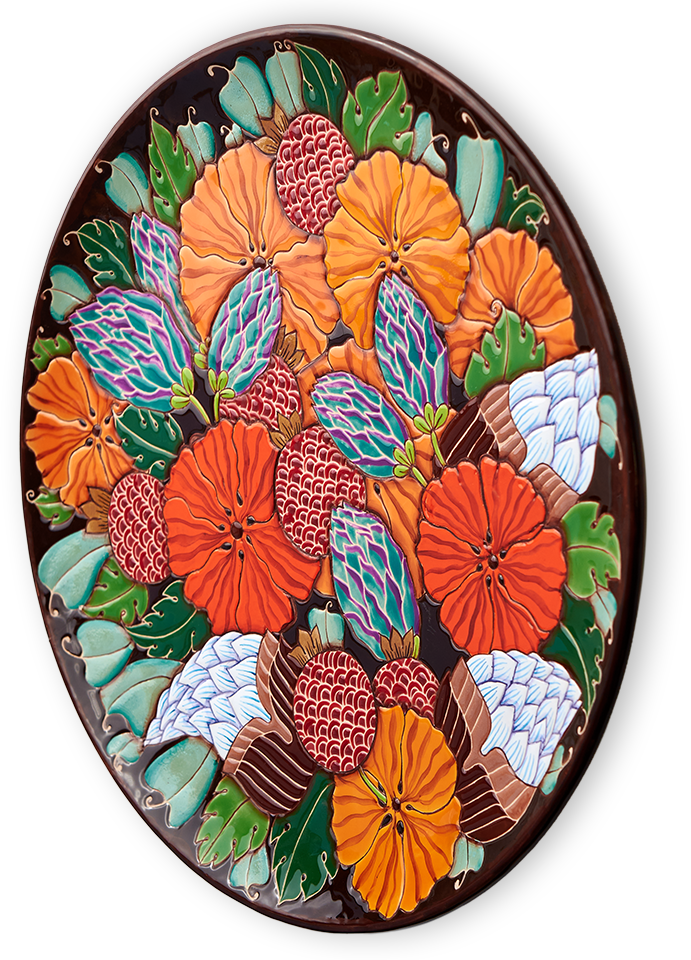 Тарелка Календула