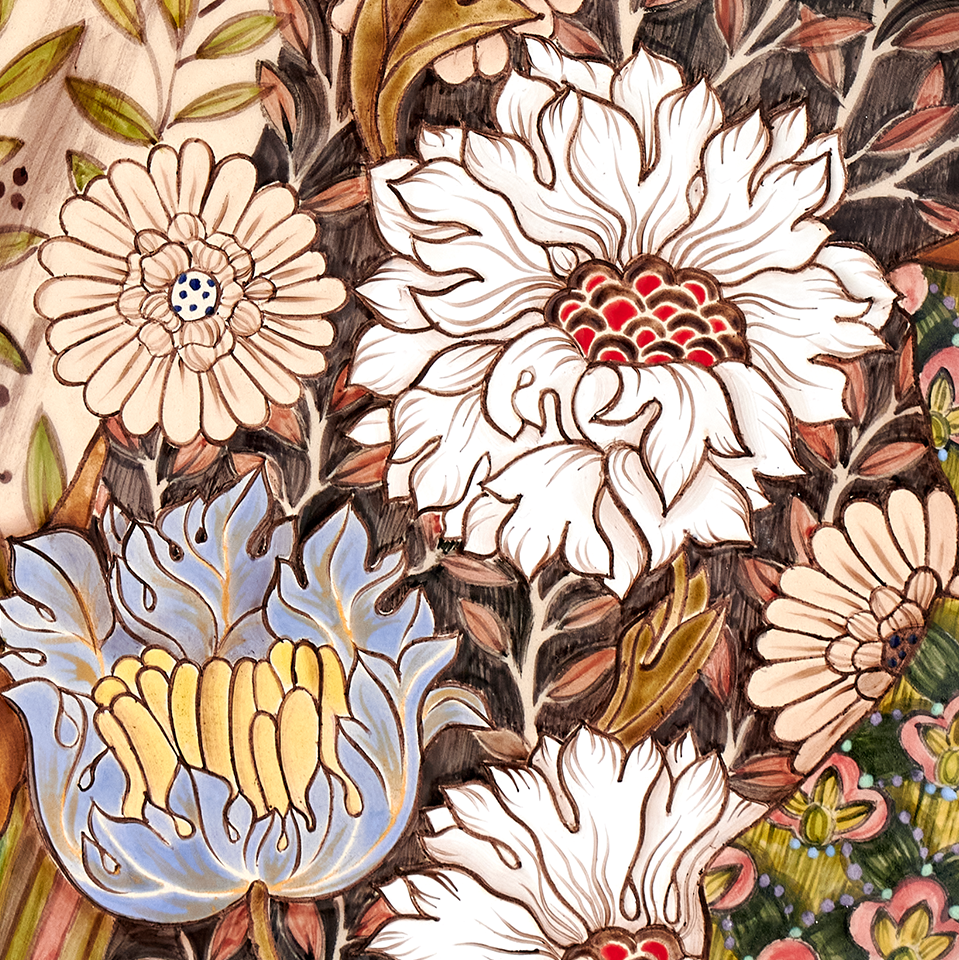 Тарелка Лоскутная