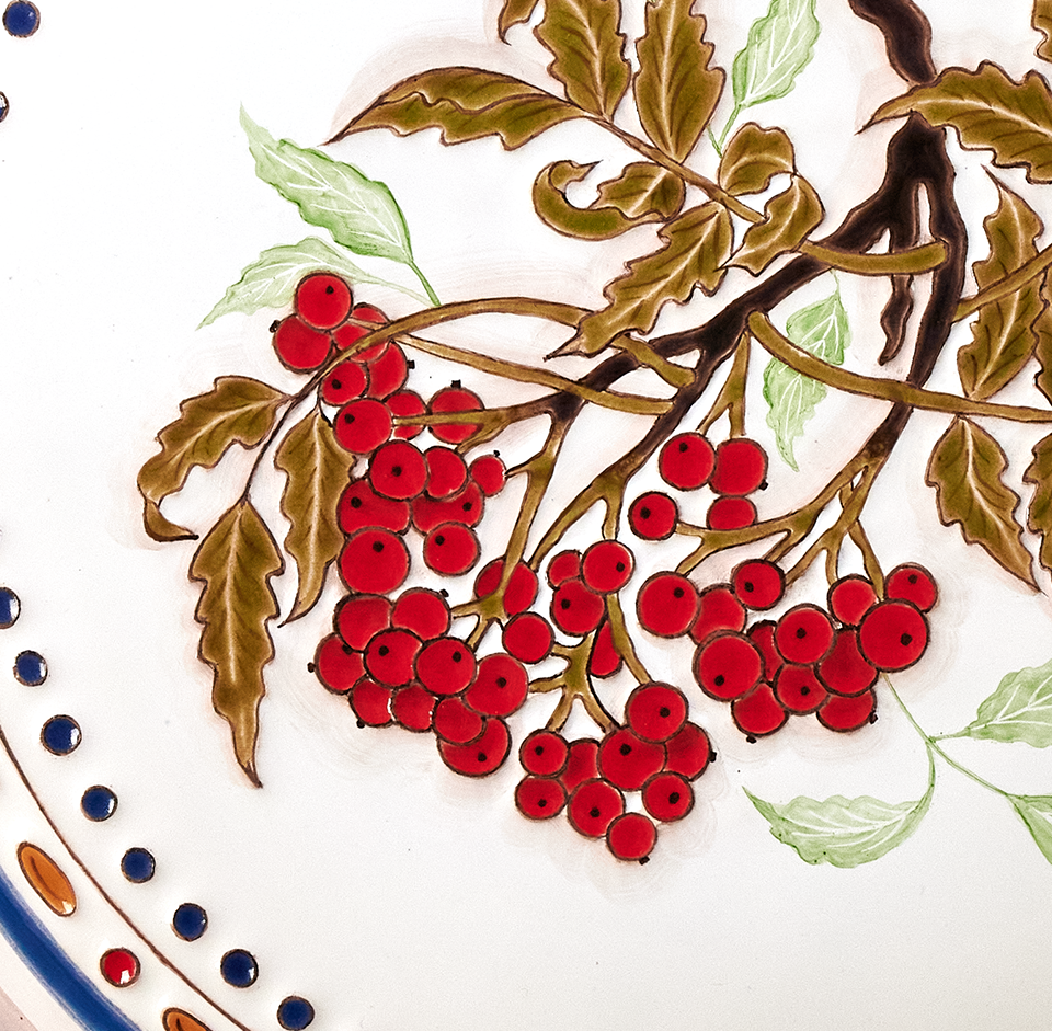 Тарелка Рябина