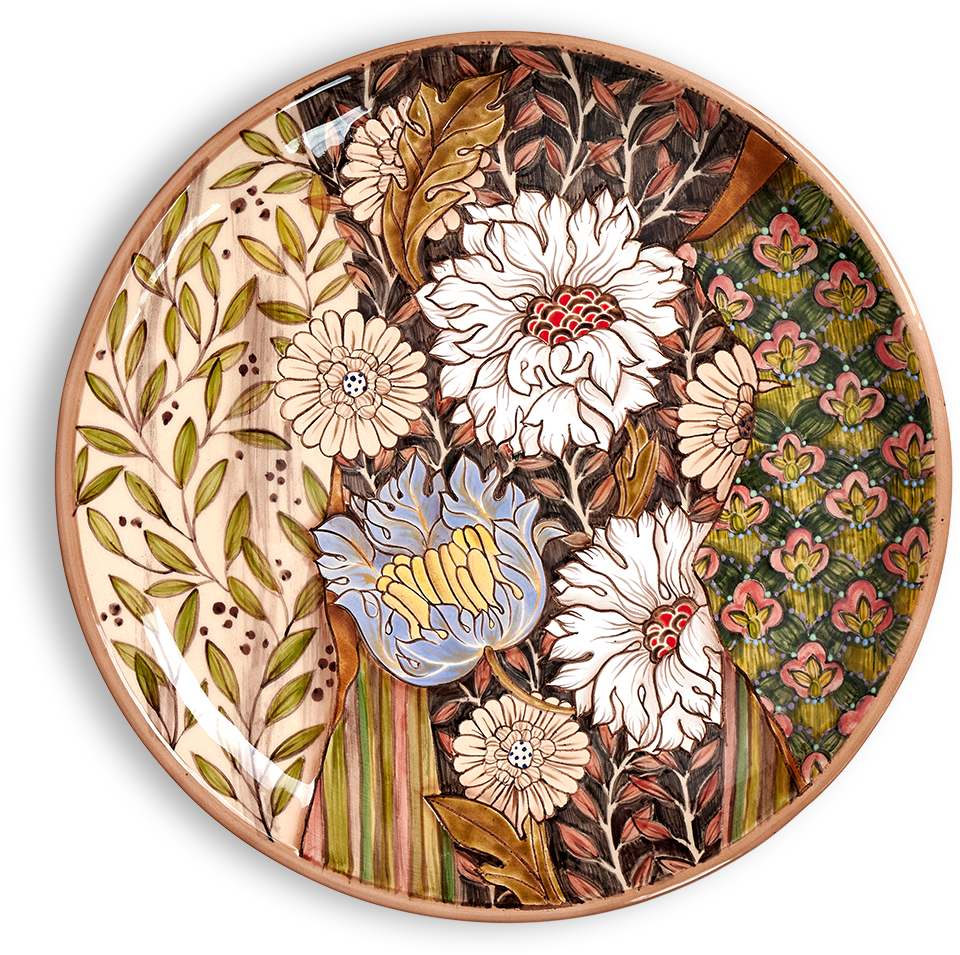 Тарелка Лоскутная