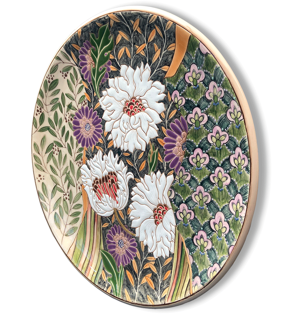 Тарелка Лоскутная