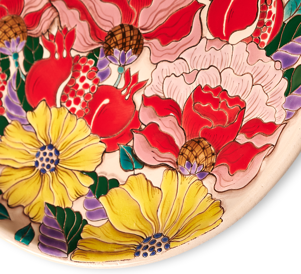 Тарелка Букет