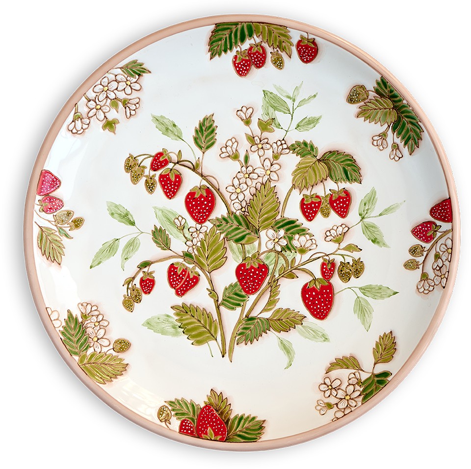 Тарелка Клубника