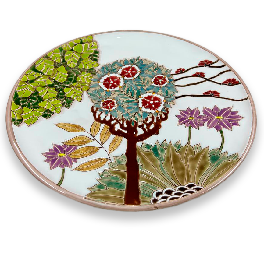 Тарелка Тропики с деревом