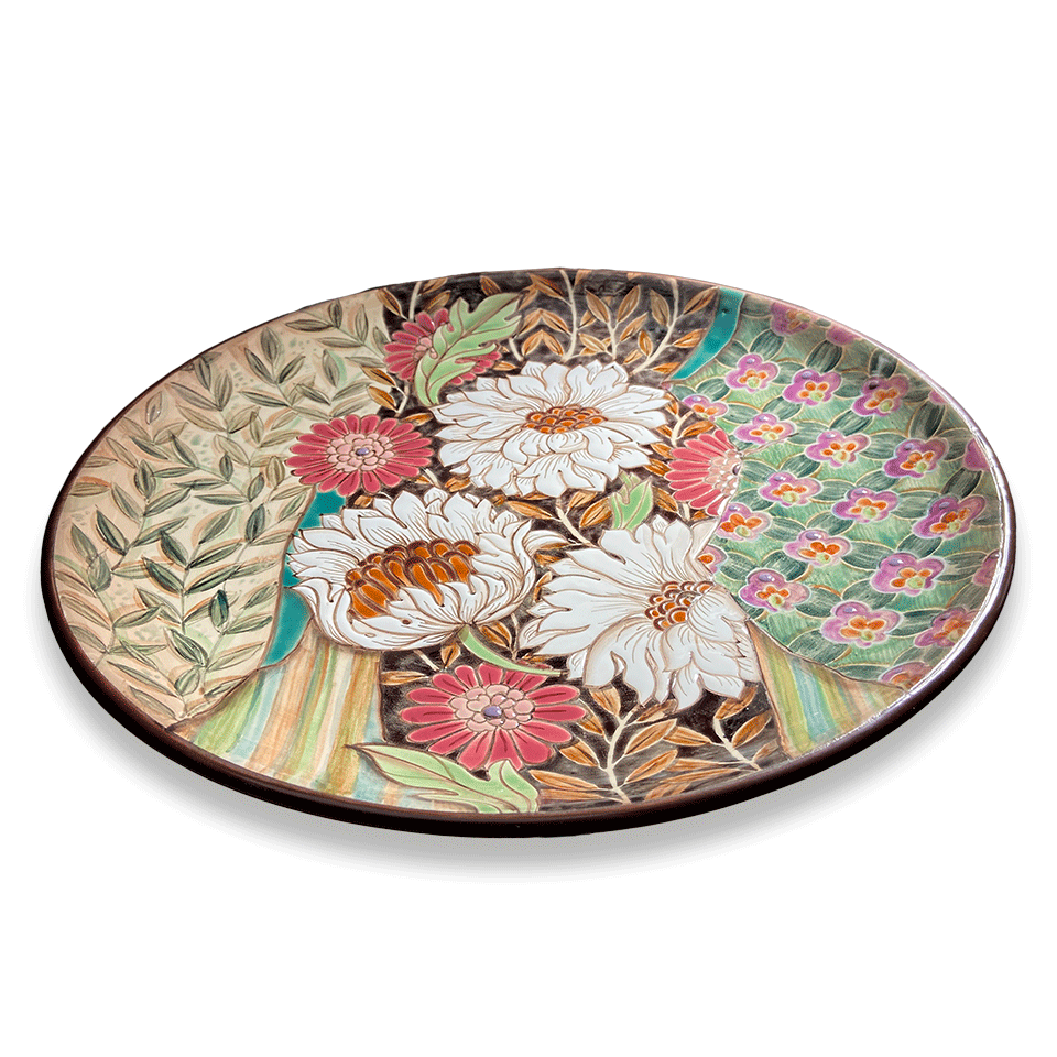 Тарелка Лоскутная