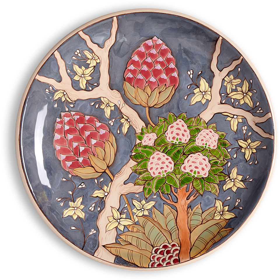 Тарелка Тропики артишок