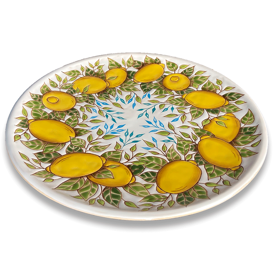 Тарелка Лимоны 5