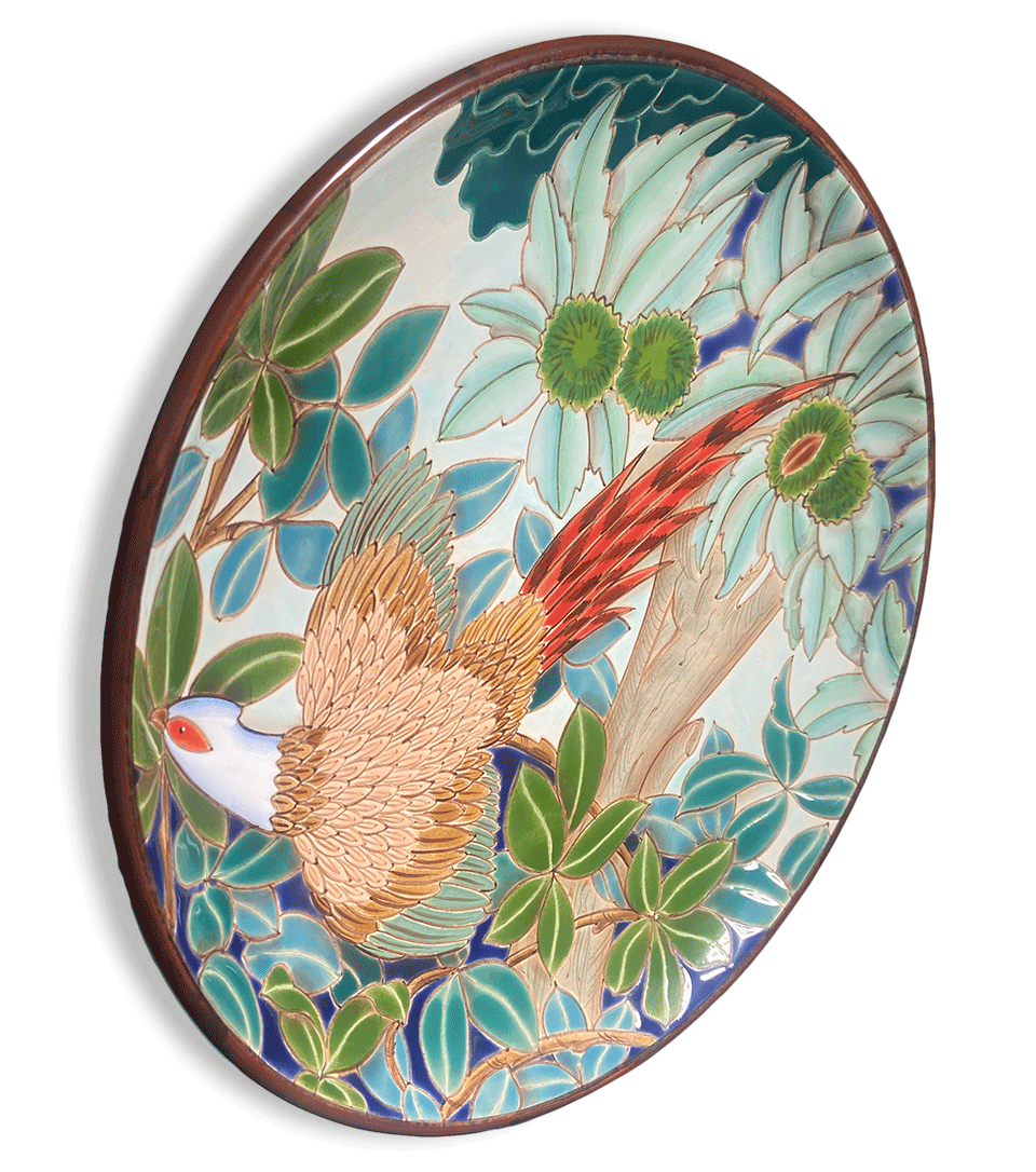 Тарелка Уильям Моррис Птица