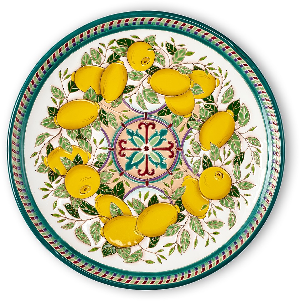 Тарелка Лимоны 3