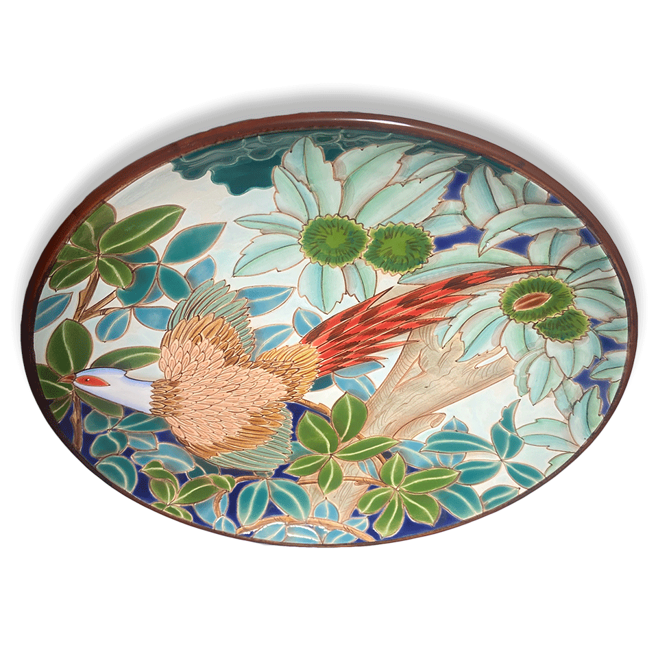 Тарелка Уильям Моррис Птица