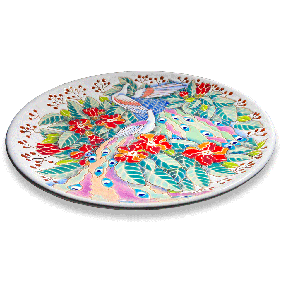 Тарелка Роскошные птицы