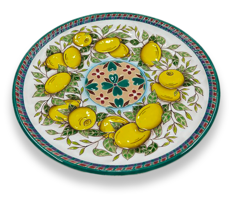 Тарелка Лимоны 4
