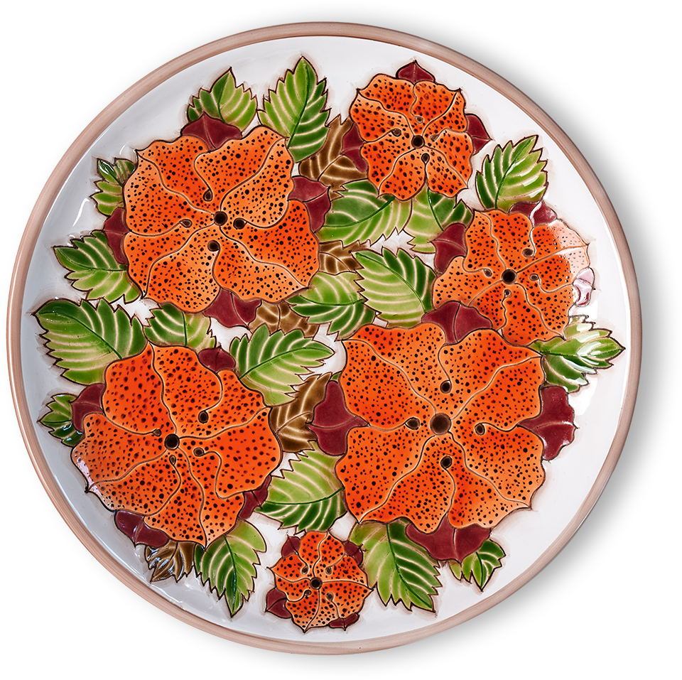 Тарелка Тропики раффлезия