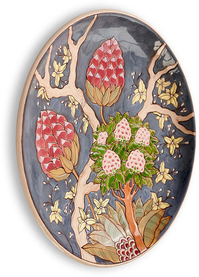 Тарелка Тропики артишок