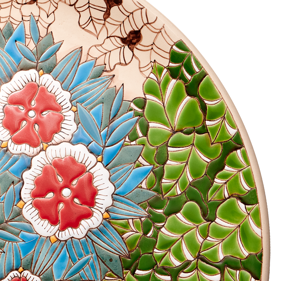 Тарелка Тропики с деревом