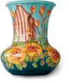 Ваза «Лоскутная Лютики»