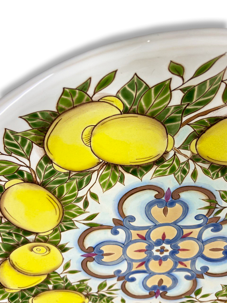 Тарелка Лимоны 9