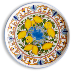 Тарелка Лимоны 8