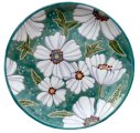 Тарелка Маки белые