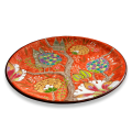 Тарелка Тропики на оранжевом