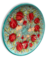 Тарелка Гранаты с новыми цветами