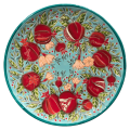 Тарелка Гранаты с новыми цветами