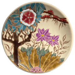 Тарелка Тропики с деревом